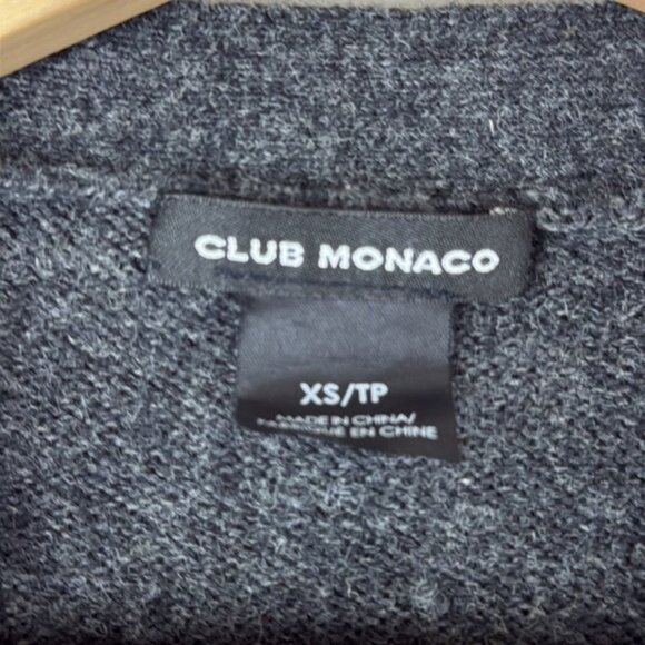 Club Monaco Grey Cardigan Size Extra Small - Picture 2 of 6
